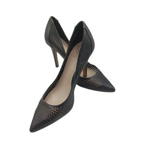 Vince Camuto Leather Shoes, Black, Size 10M/40